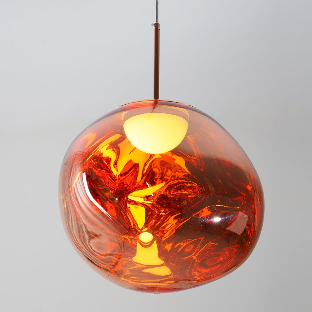 Solara Suspension en Verre Soufflé Cluster Irrégulier Sculptural - Neutralighting