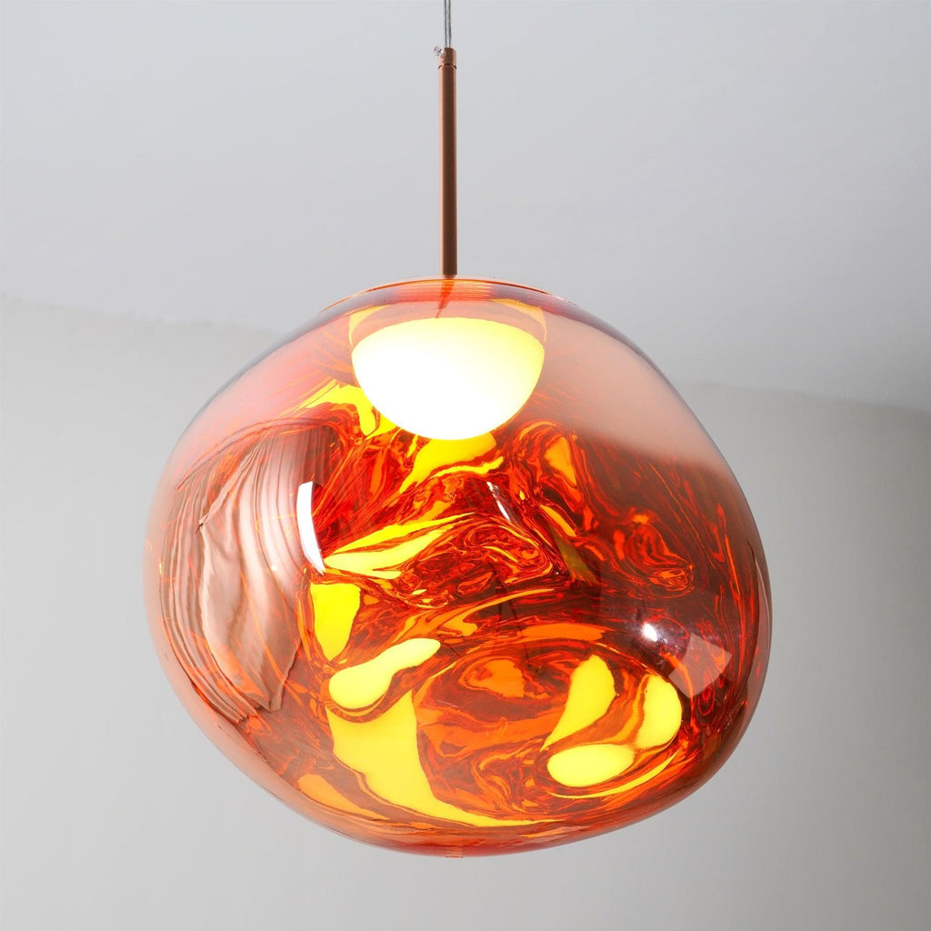 Solara Suspension en Verre Soufflé Cluster Irrégulier Sculptural - Neutralighting