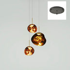Solara Suspension en Verre Soufflé Cluster Irrégulier Sculptural - Neutralighting