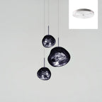Solara Suspension en Verre Soufflé Cluster Irrégulier Sculptural - Neutralighting