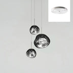 Solara Suspension en Verre Soufflé Cluster Irrégulier Sculptural - Neutralighting