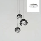 Solara Suspension en Verre Soufflé Cluster Irrégulier Sculptural - Neutralighting