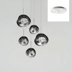 Solara Suspension en Verre Soufflé Cluster Irrégulier Sculptural - Neutralighting