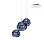 Solara Suspension en Verre Soufflé Cluster Irrégulier Sculptural - Neutralighting