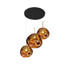 Solara Suspension en Verre Soufflé Cluster Irrégulier Sculptural - Neutralighting