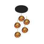 Solara Suspension en Verre Soufflé Cluster Irrégulier Sculptural - Neutralighting