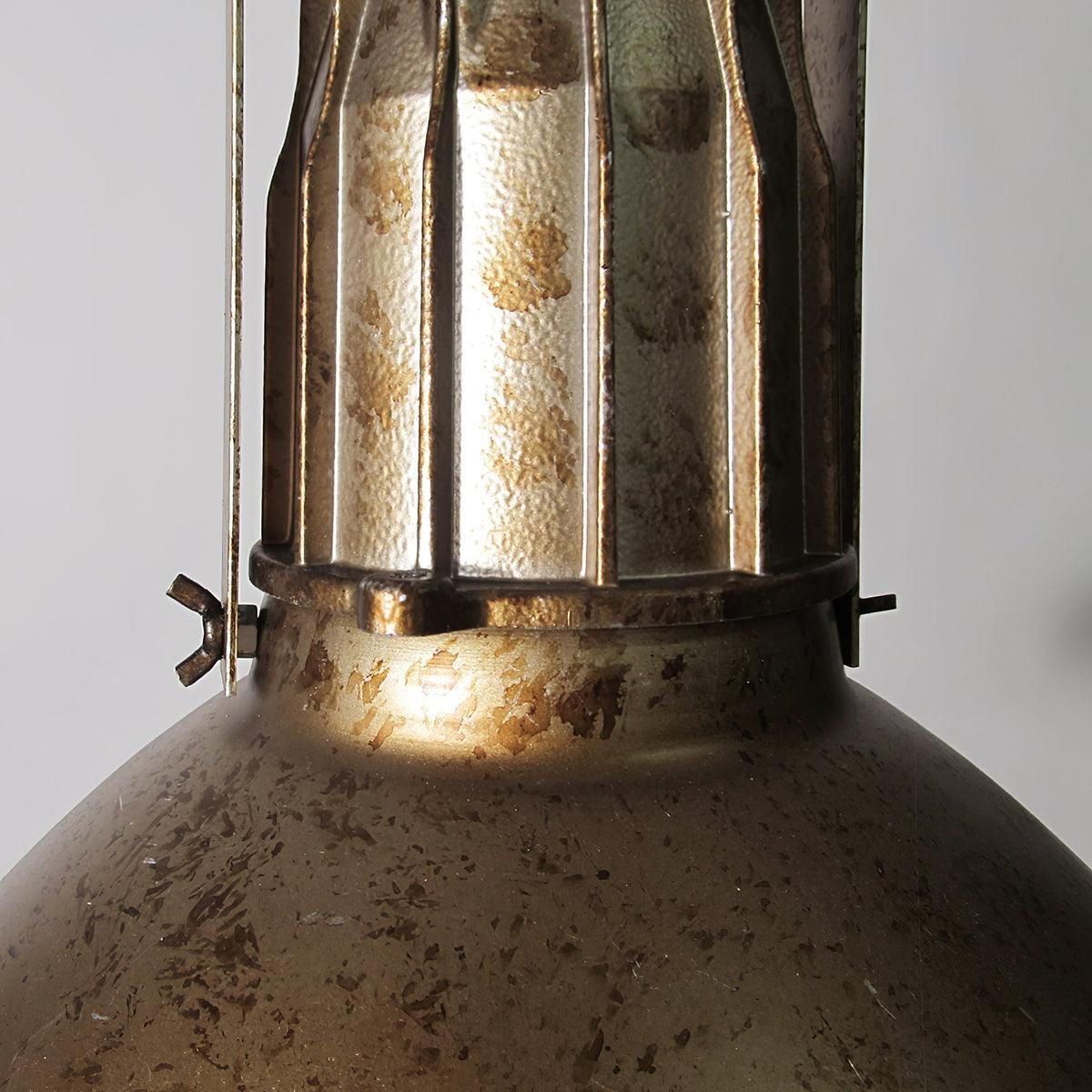 Coshae Suspension Métal Verre Industriel Vintage - Neutralighting