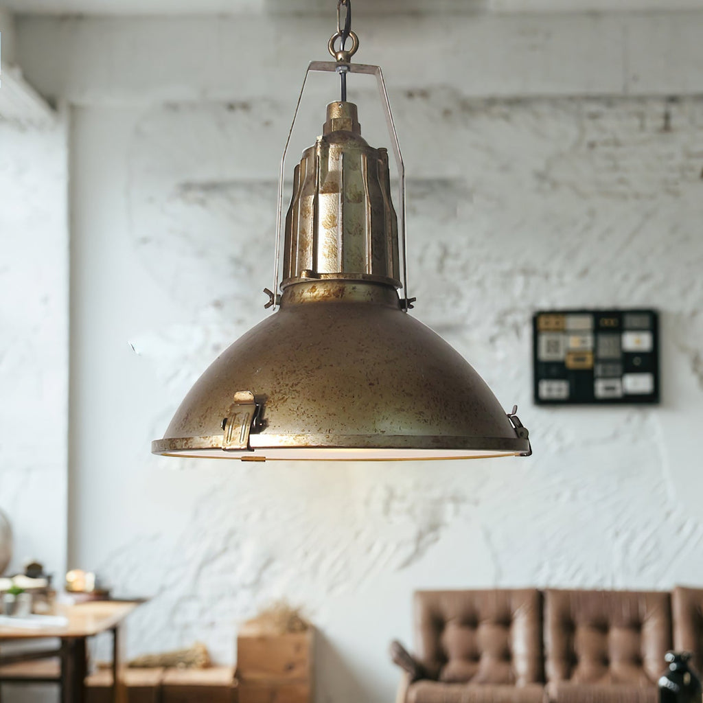 Coshae Suspension Métal Verre Industriel Vintage - Neutralighting