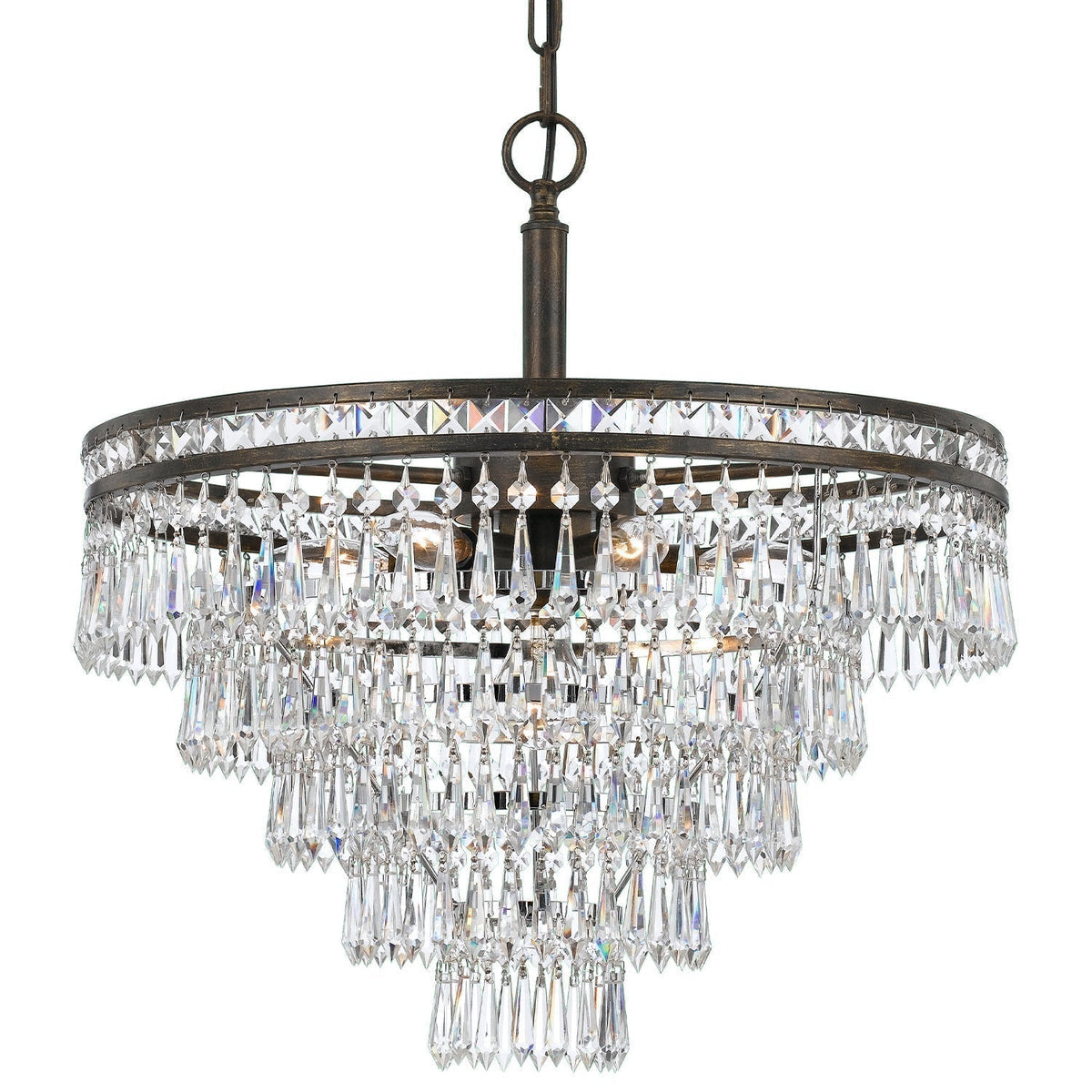 Eurvaryra Lustre Métal Cristal Luxe Postmoderne - Neutralighting