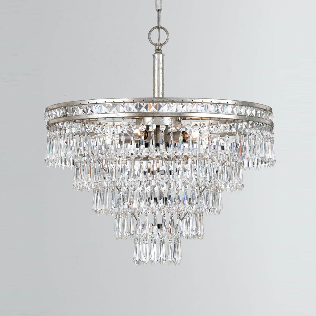 Eurvaryra Lustre Métal Cristal Luxe Postmoderne - Neutralighting