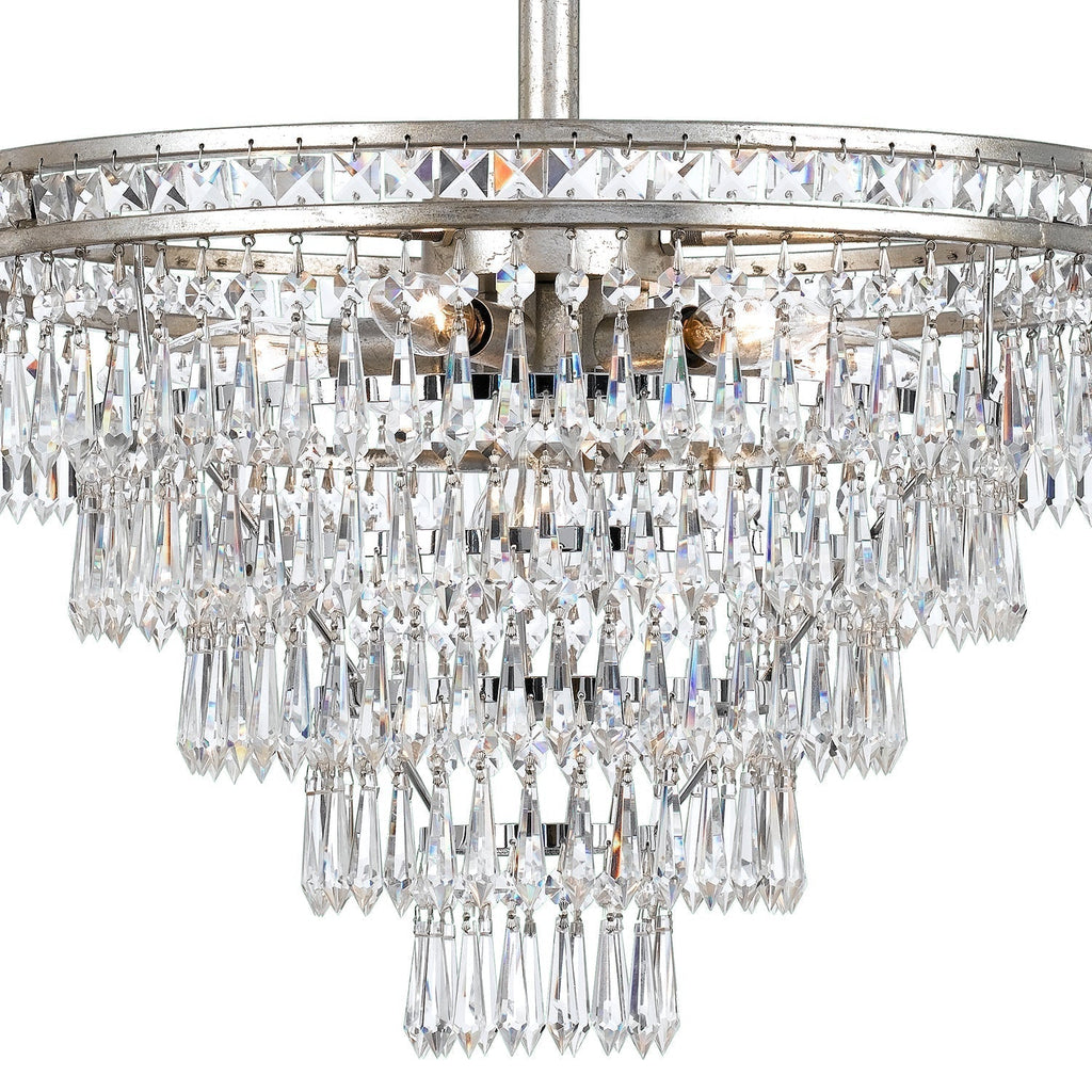 Eurvaryra Lustre Métal Cristal Luxe Postmoderne - Neutralighting