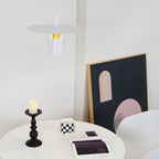 Solara Lampe suspendue cylindrique à disque industriel - Neutralighting