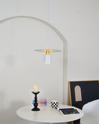 Solara Lampe suspendue cylindrique à disque industriel - Neutralighting