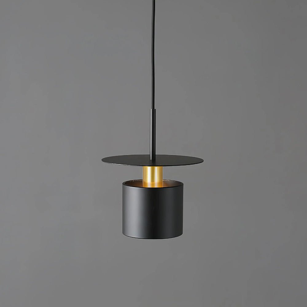 Solara Lampe suspendue cylindrique à disque industriel - Neutralighting