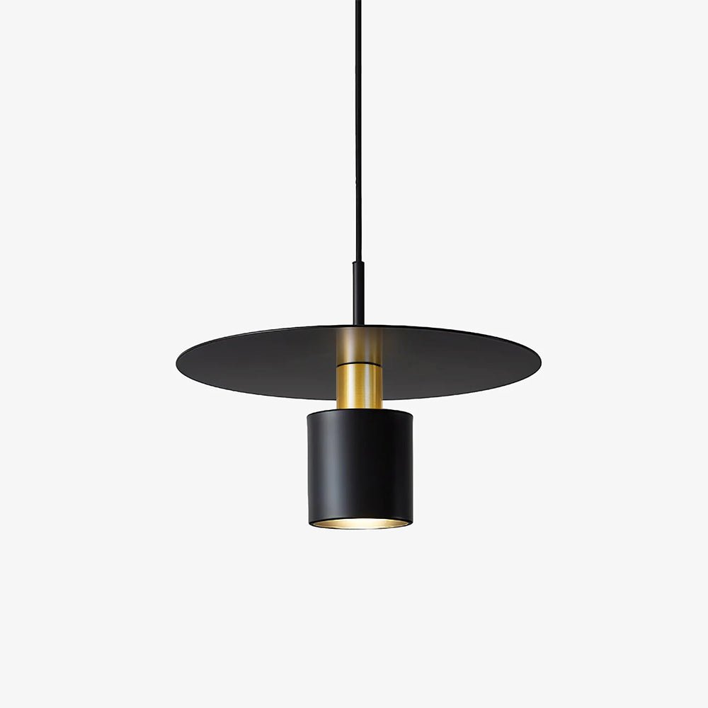 Solara Lampe suspendue cylindrique à disque industriel - Neutralighting