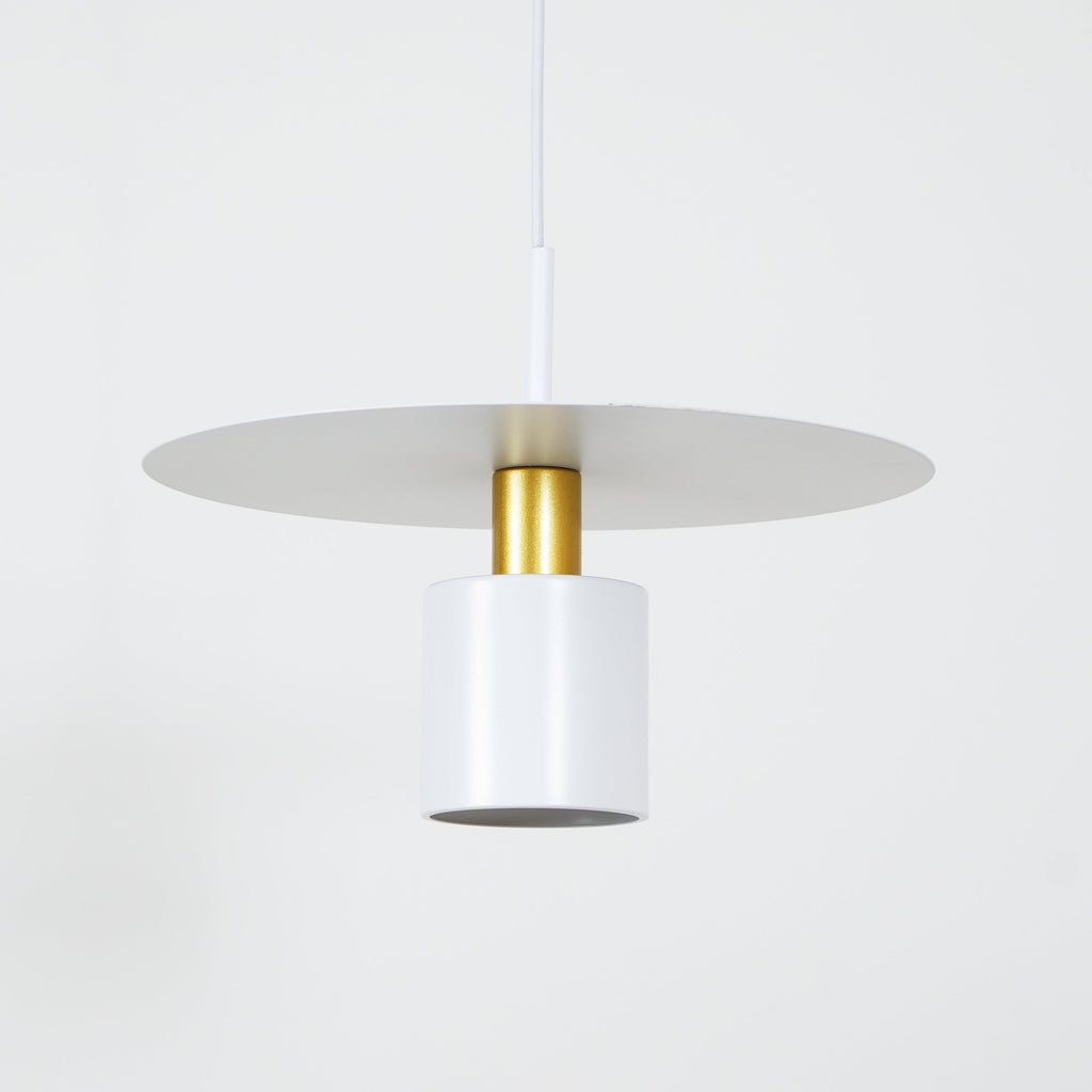 Solara Lampe suspendue cylindrique à disque industriel - Neutralighting