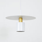 Solara Lampe suspendue cylindrique à disque industriel - Neutralighting