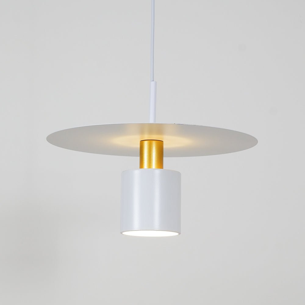 Solara Lampe suspendue cylindrique à disque industriel - Neutralighting