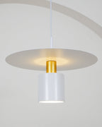 Solara Lampe suspendue cylindrique à disque industriel - Neutralighting