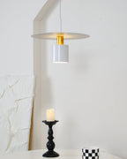 Solara Lampe suspendue cylindrique à disque industriel - Neutralighting