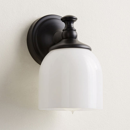 Lumen Sconce Mural Moderne Minimaliste à Bras Courts en Chrome Métal Verre - Neutralighting