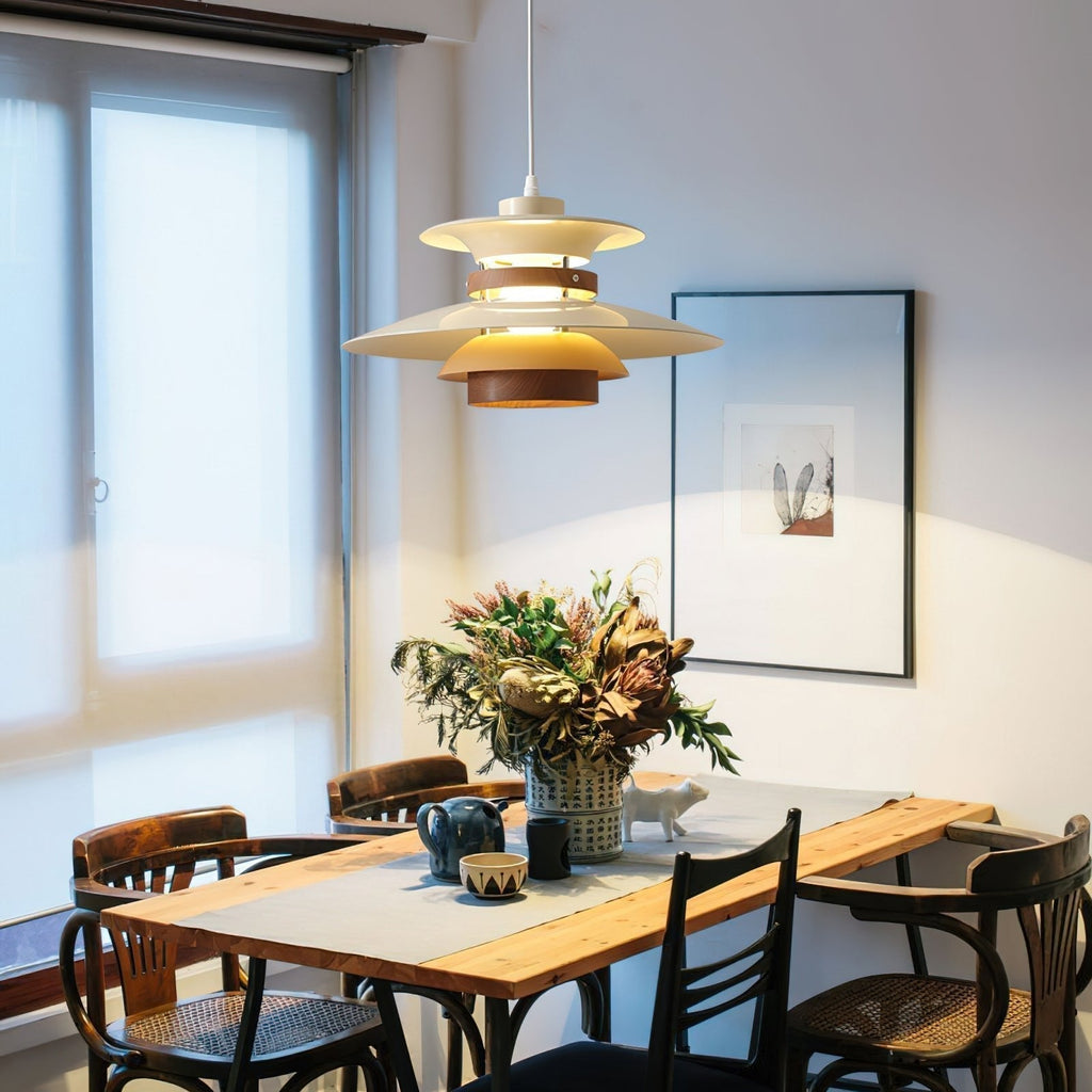 Nymera Suspension Bois Acier - Neutralighting