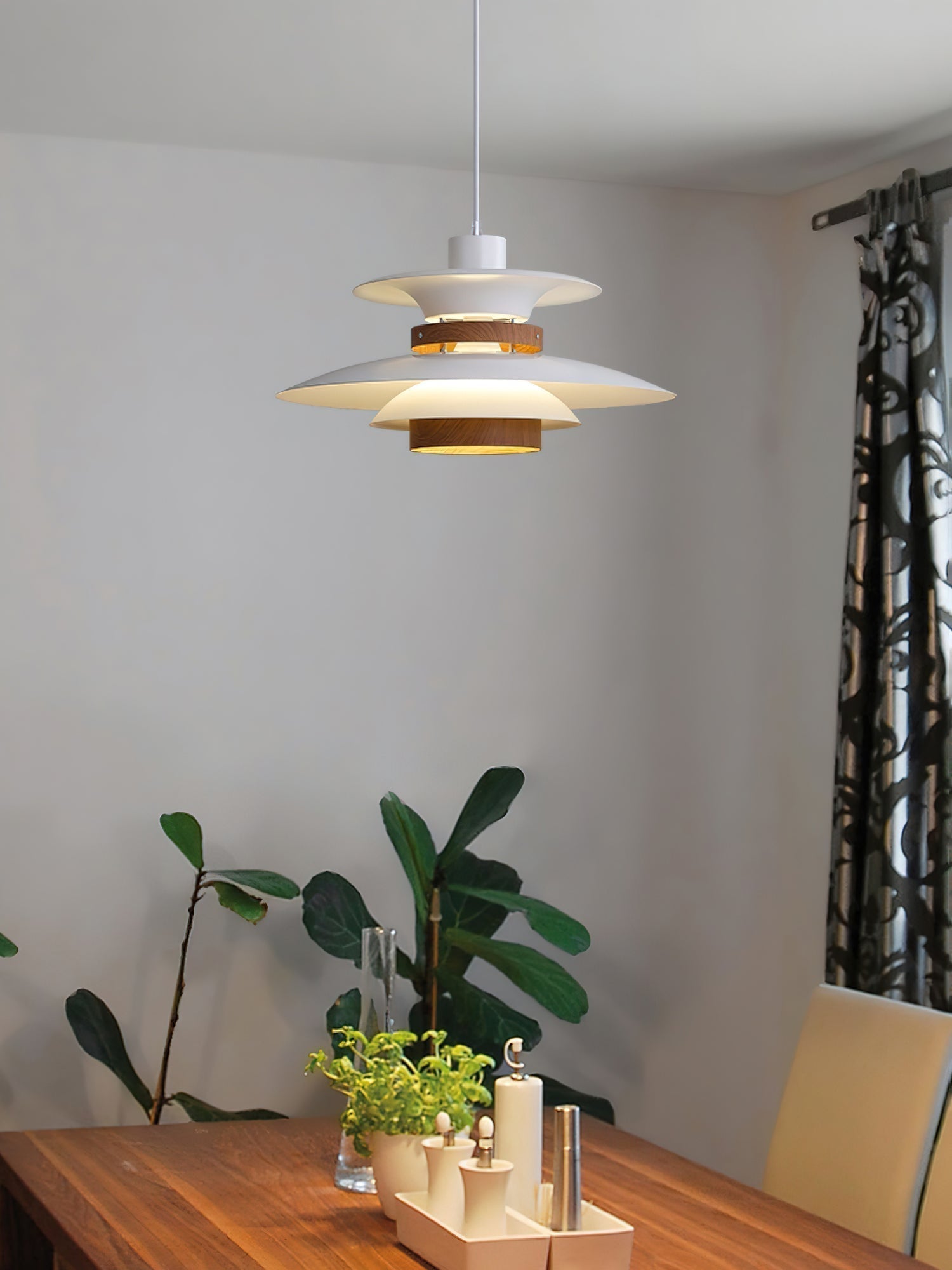 Nymera Suspension Bois Acier - Neutralighting