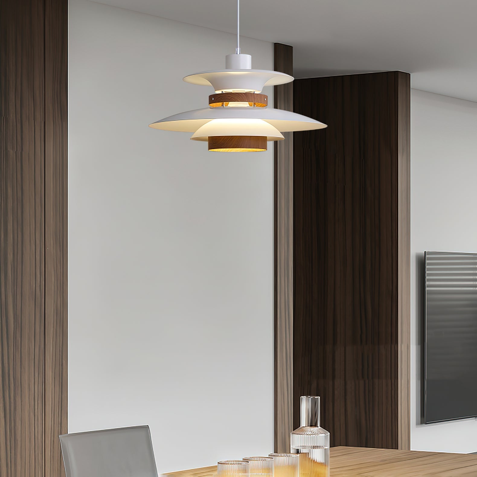 Nymera Suspension Bois Acier - Neutralighting