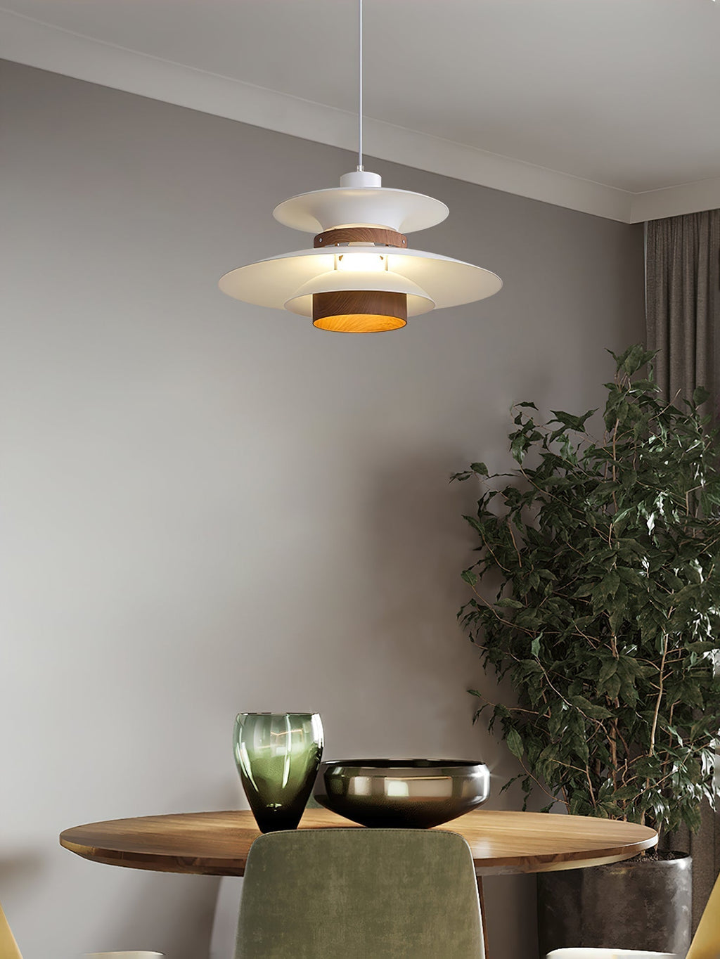 Nymera Suspension Bois Acier - Neutralighting