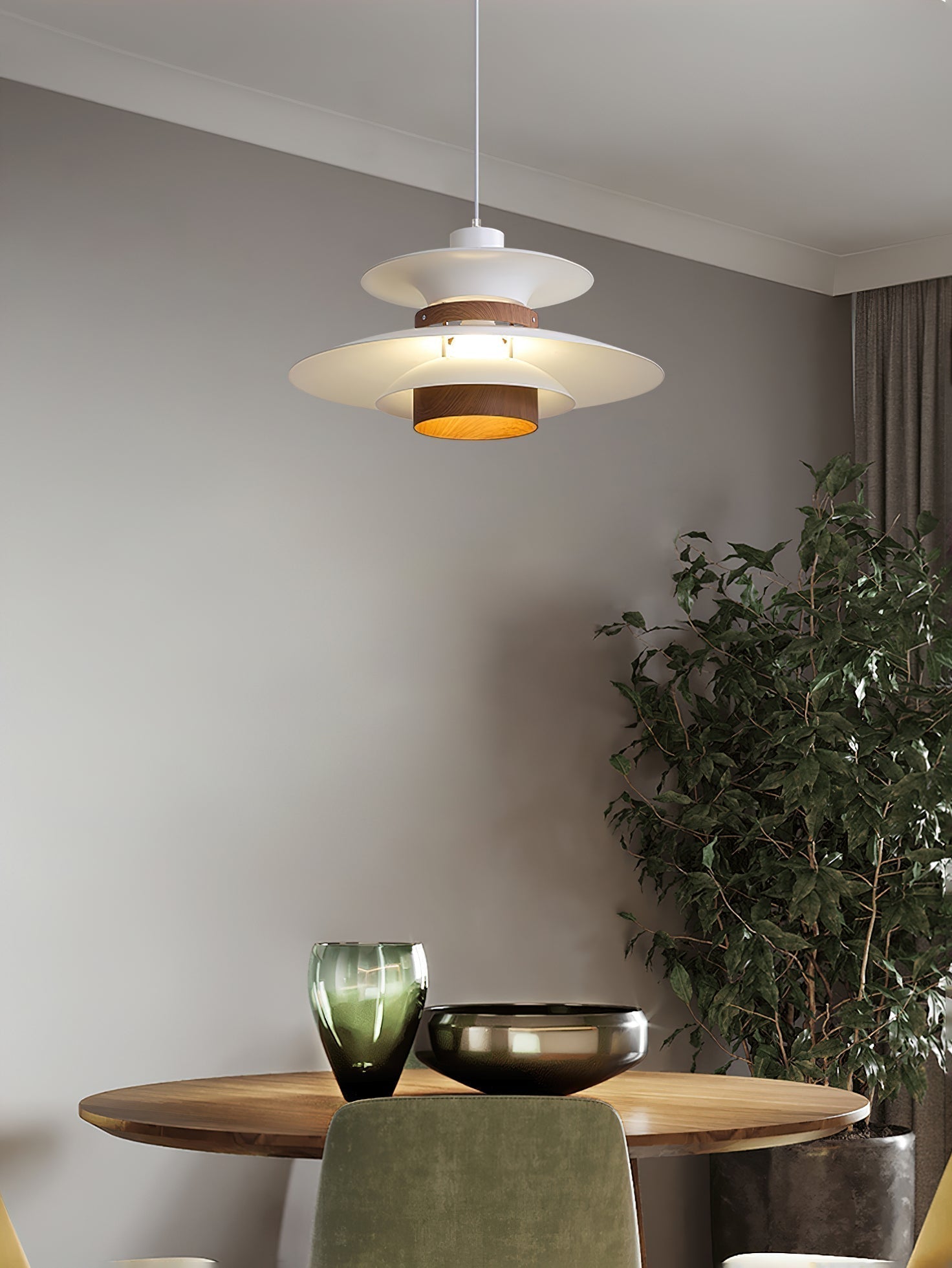 Nymera Suspension Bois Acier - Neutralighting