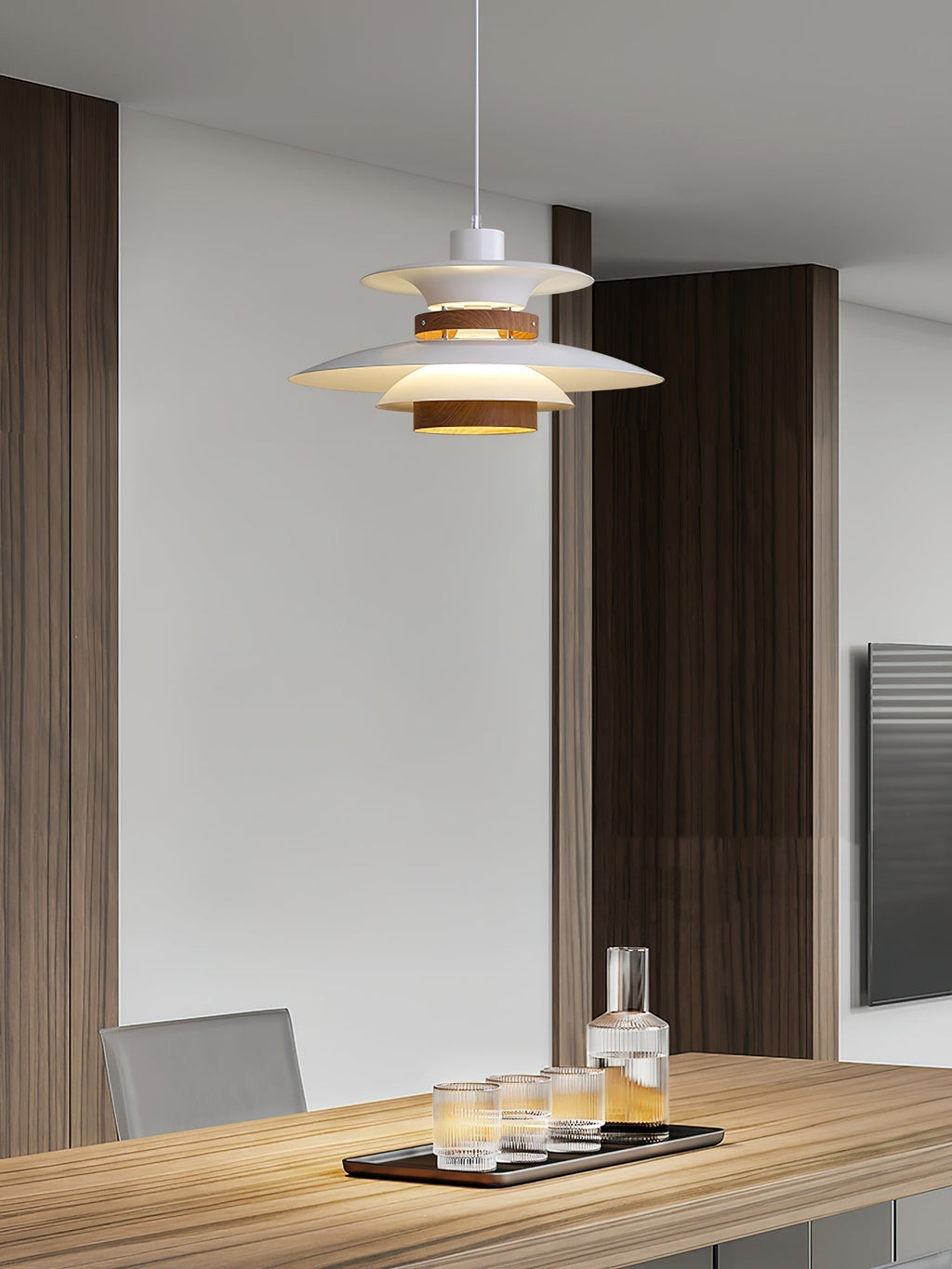 Nymera Suspension Bois Acier - Neutralighting