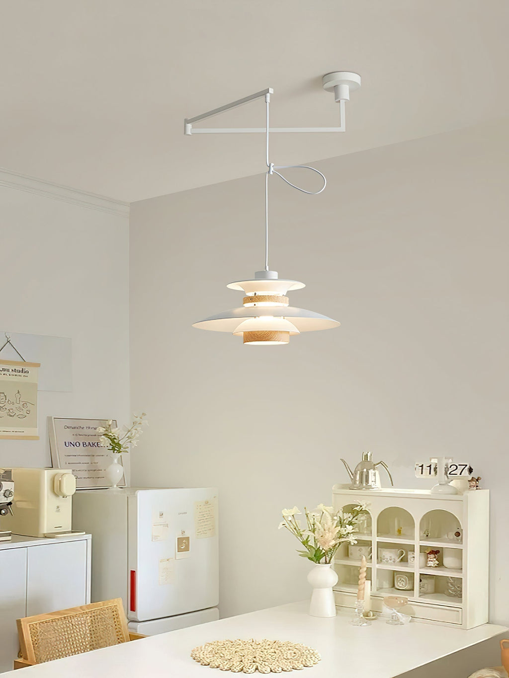 Virelith Suspension Industrielle en Acier et Bois - Neutralighting