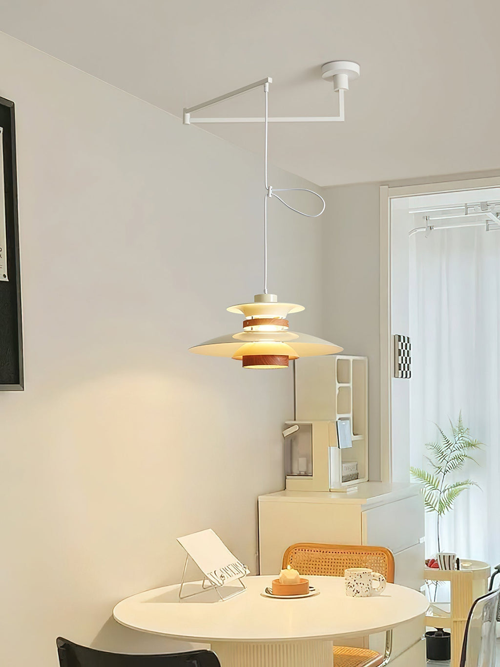 Virelith Suspension Industrielle en Acier et Bois - Neutralighting