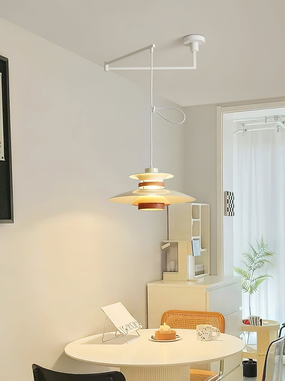 Virelith Suspension Industrielle en Acier et Bois - Neutralighting