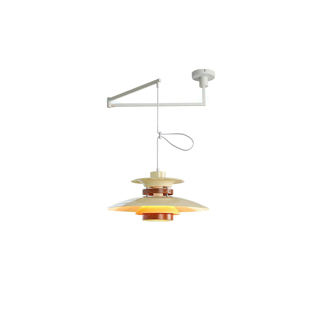 Virelith Suspension Industrielle en Acier et Bois - Neutralighting