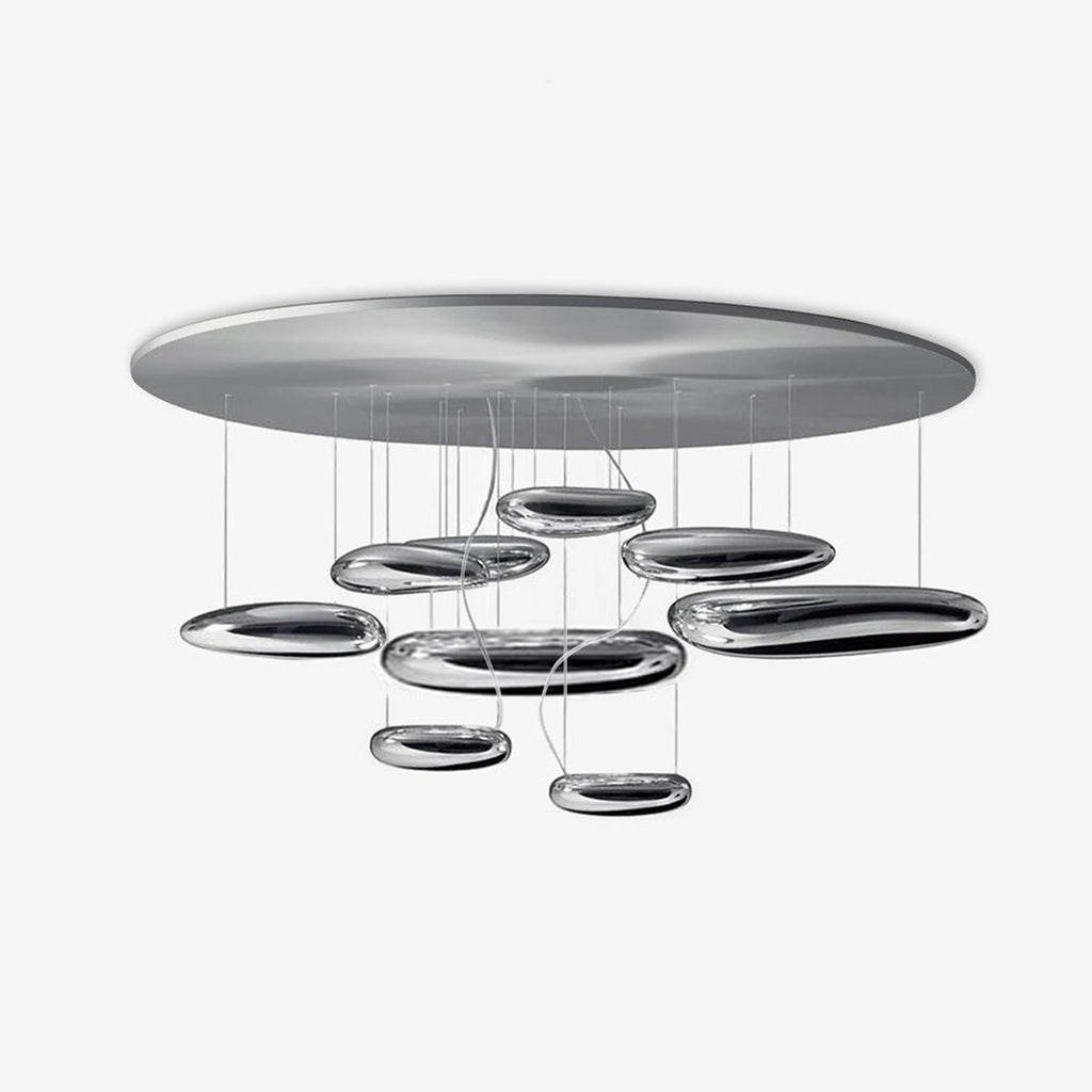 Lustra Plafonnier en Aluminium Galet - Neutralighting