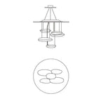 Lustra Chandelier Sculptural en Aluminium - Neutralighting