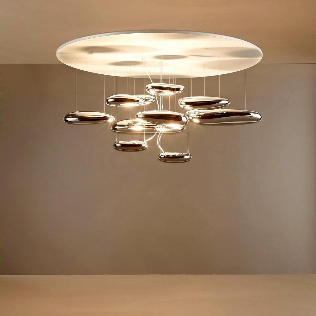 Lustra Plafonnier en Aluminium Galet - Neutralighting