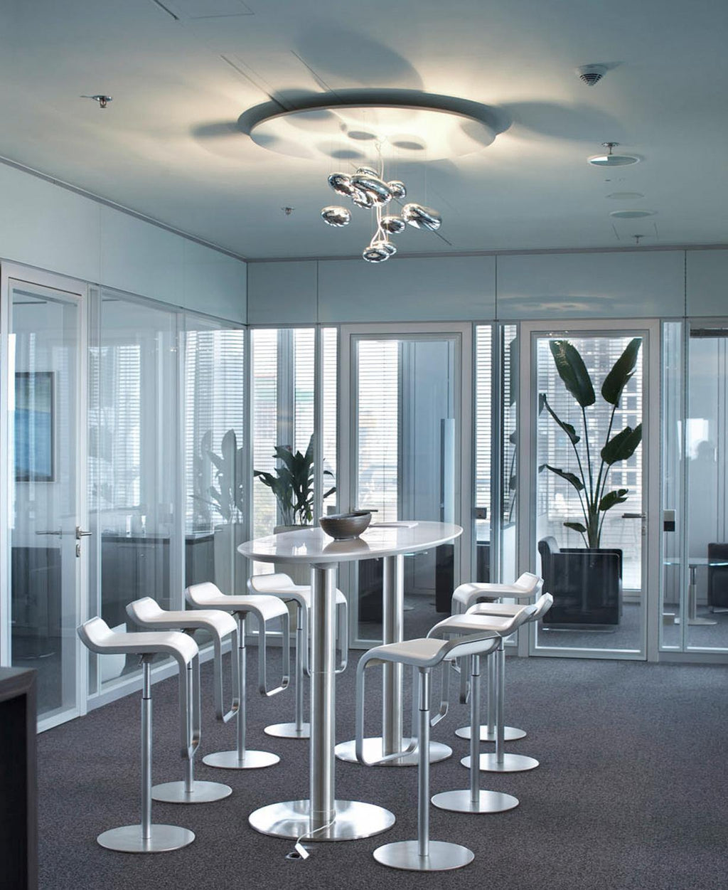 Lustra Plafonnier en Aluminium Galet - Neutralighting