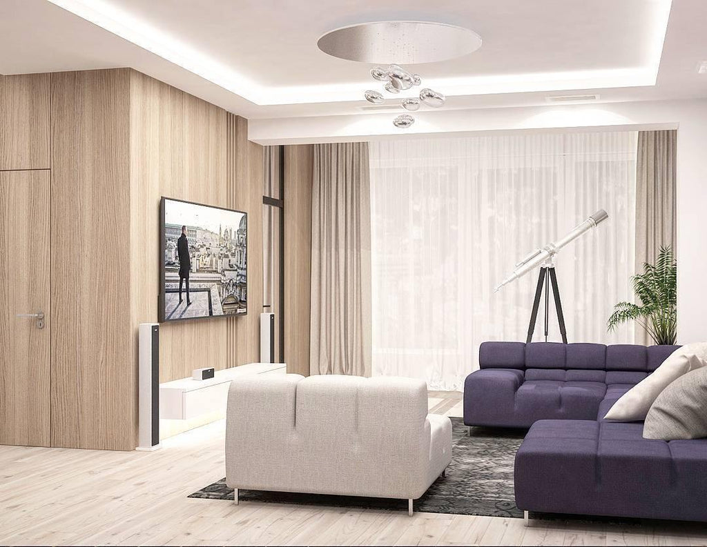 Lustra Plafonnier en Aluminium Galet - Neutralighting