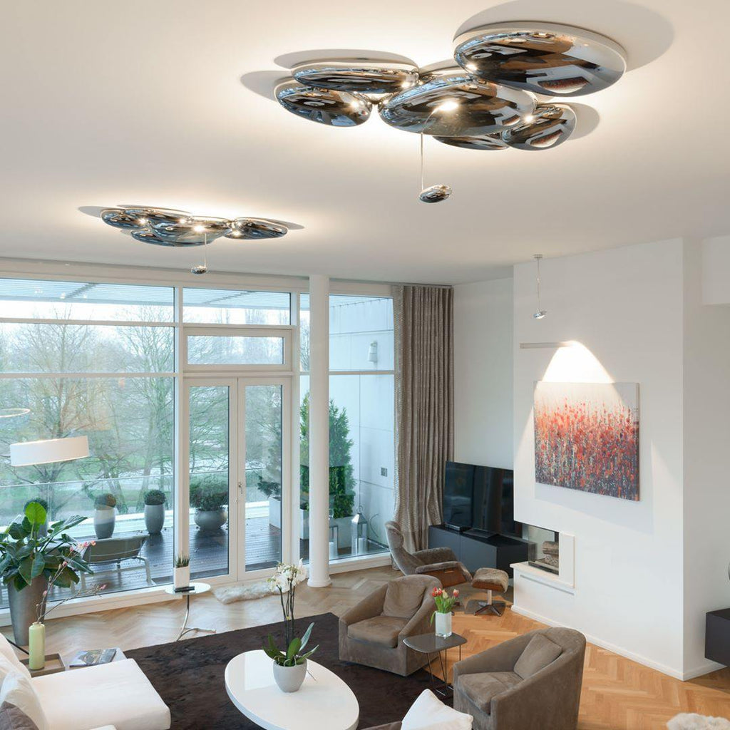 Lustra Plafonnier en Aluminium Galet - Neutralighting
