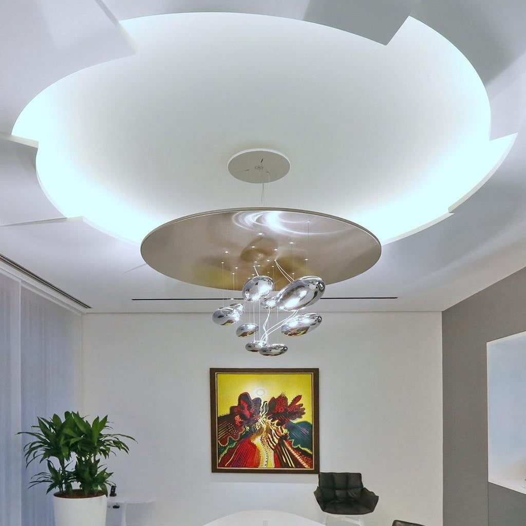 Lustra Plafonnier en Aluminium Galet - Neutralighting
