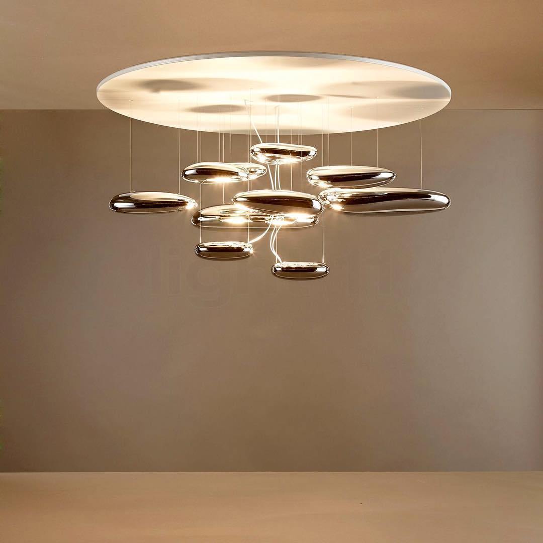 Lustra Plafonnier en Aluminium Galet - Neutralighting
