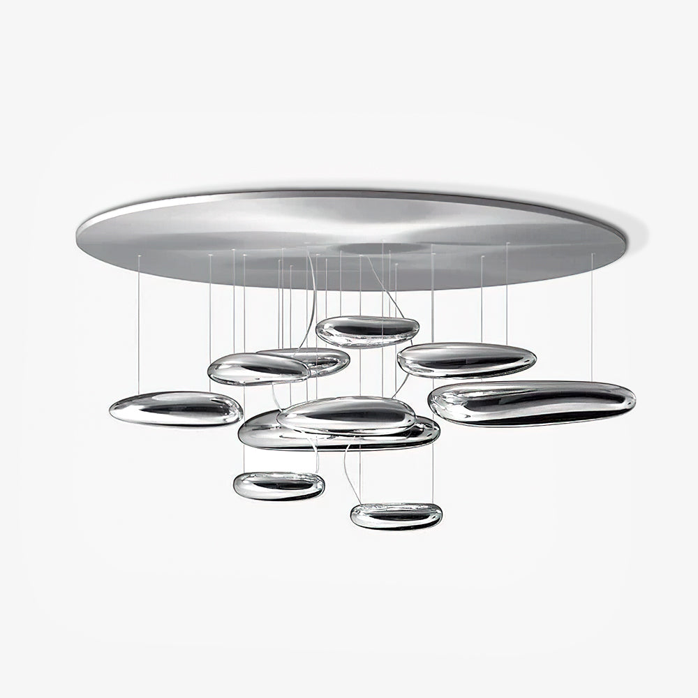 Lustra Plafonnier en Aluminium Galet - Neutralighting