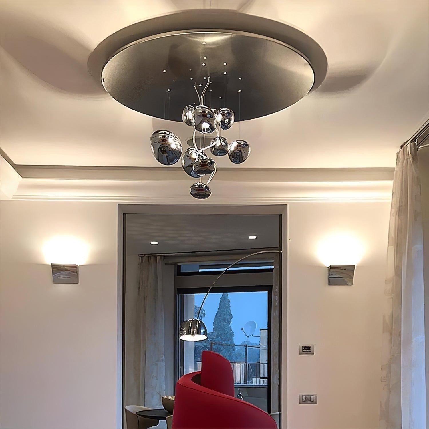 Lustra Plafonnier en Aluminium Galet - Neutralighting