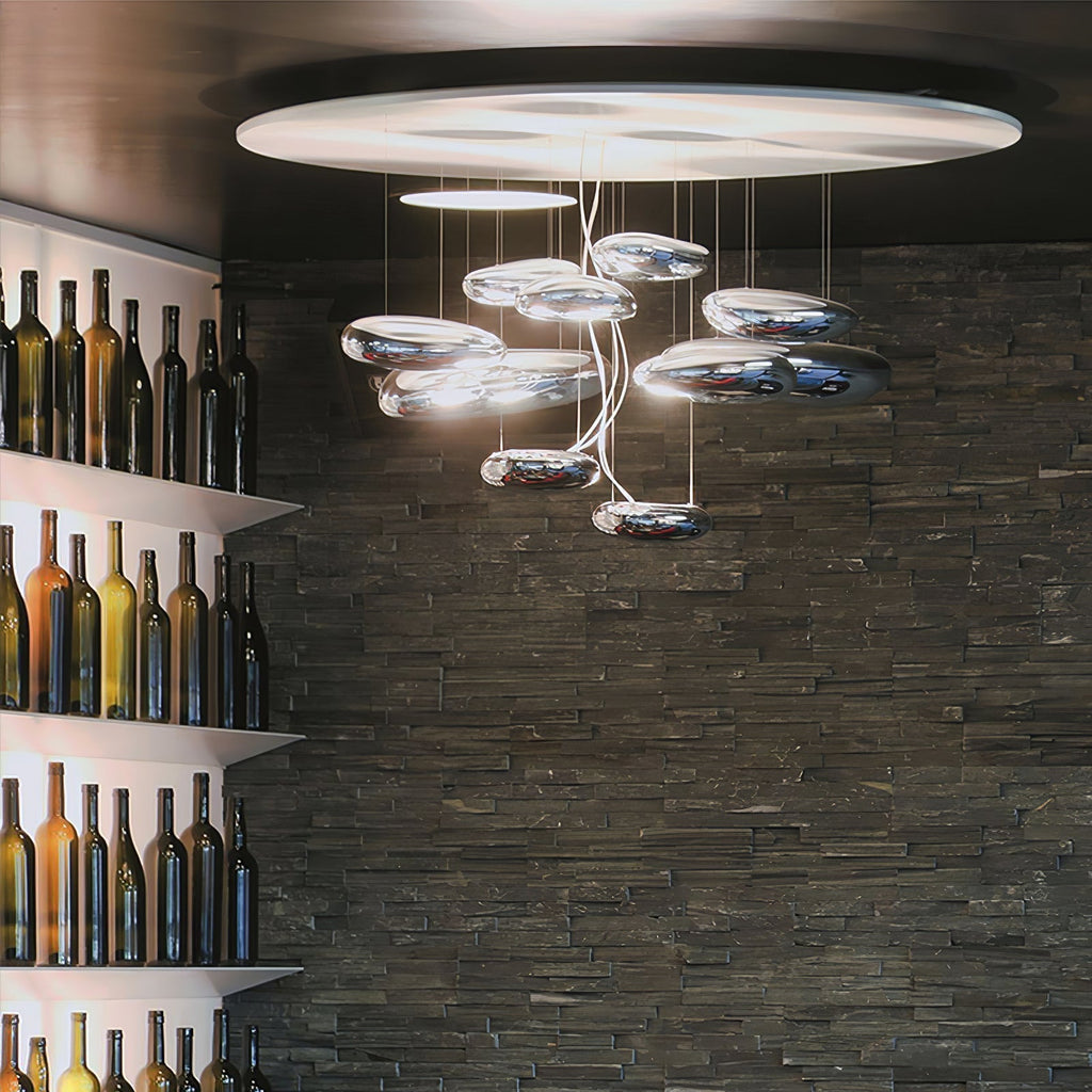 Lustra Plafonnier en Aluminium Galet - Neutralighting