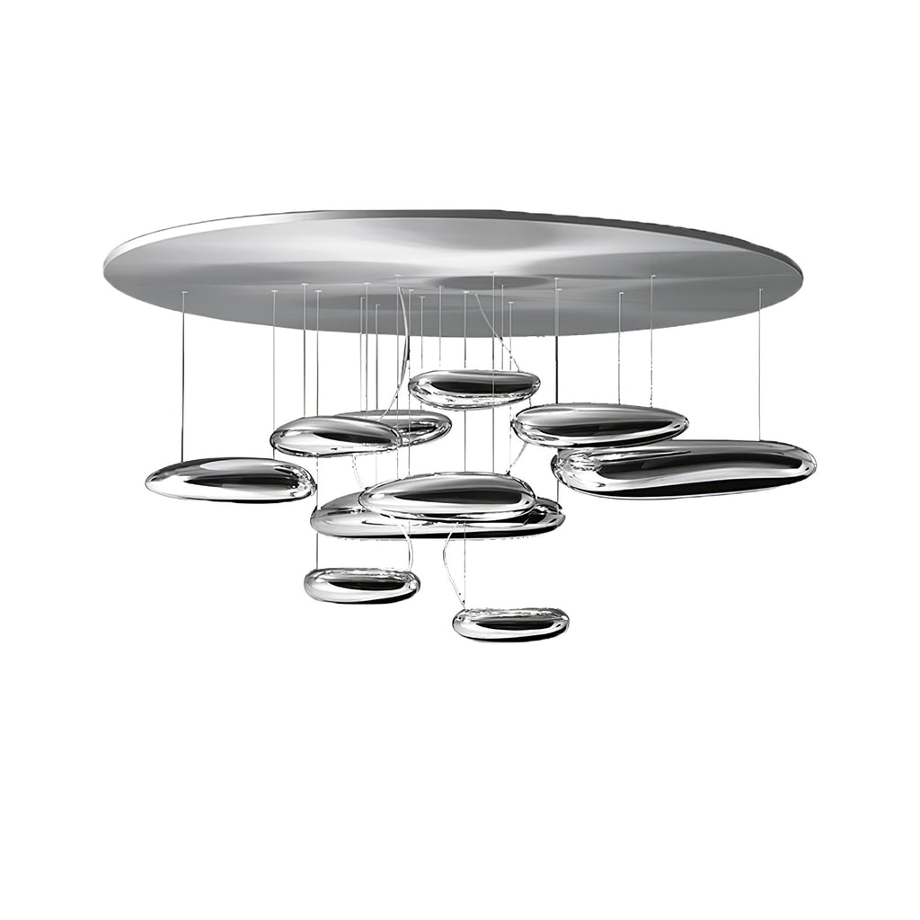 Lustra Plafonnier en Aluminium Galet - Neutralighting