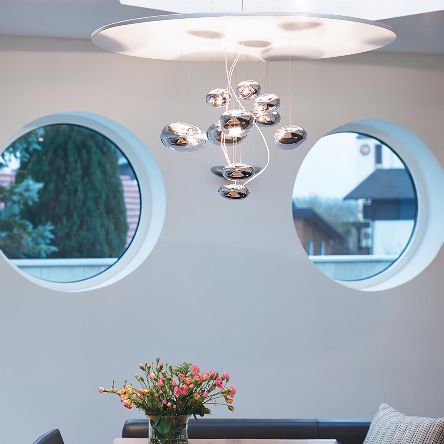 Lustra Chandelier Sculptural en Aluminium - Neutralighting