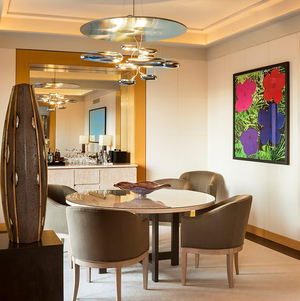 Lustra Chandelier Sculptural en Aluminium - Neutralighting