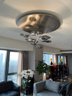 Lustra Plafonnier en Aluminium Galet - Neutralighting